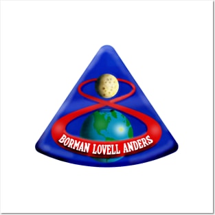 apollo 8 mission "patch" artwork Posters and Art